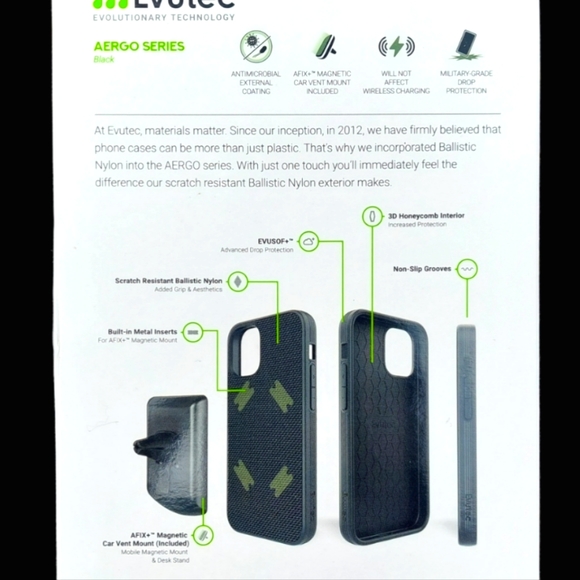 IPhone 12 mini phone case - BLACK - Picture 3 of 5